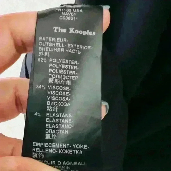 THE KOOPIES 38 BLACK FAUX LEATHER‎ BUCKLE TRIM MOB WIFE GRUNGE FLIRTY DRESS. - Picture 8 of 9